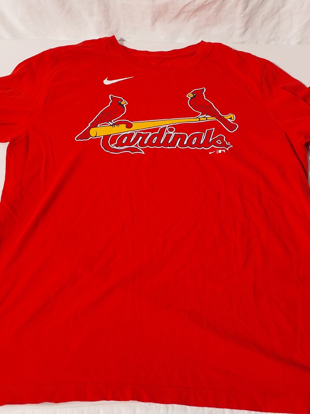 Large St. Louis Cardinals Red Nike Tee